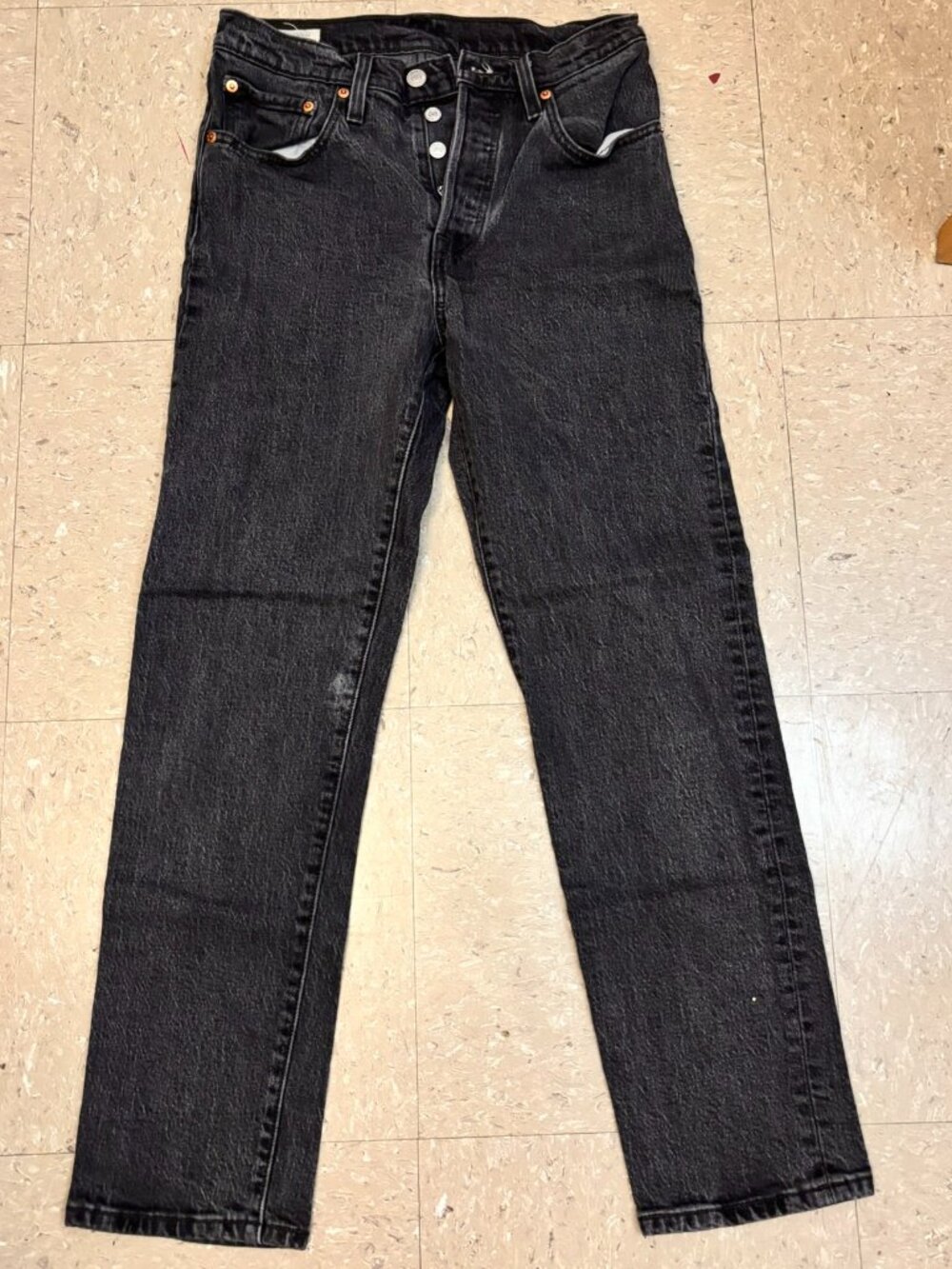 Levi's 501 Original Fit Women's Black Jeans.